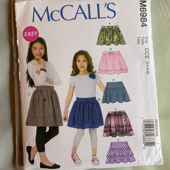 McCALL’S Sewing Pattern - Girls 2, 3, 4, 5 - Picture 4 of 5